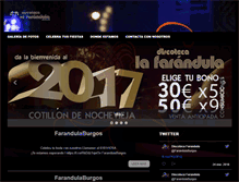 Tablet Screenshot of discotecalafarandula.com